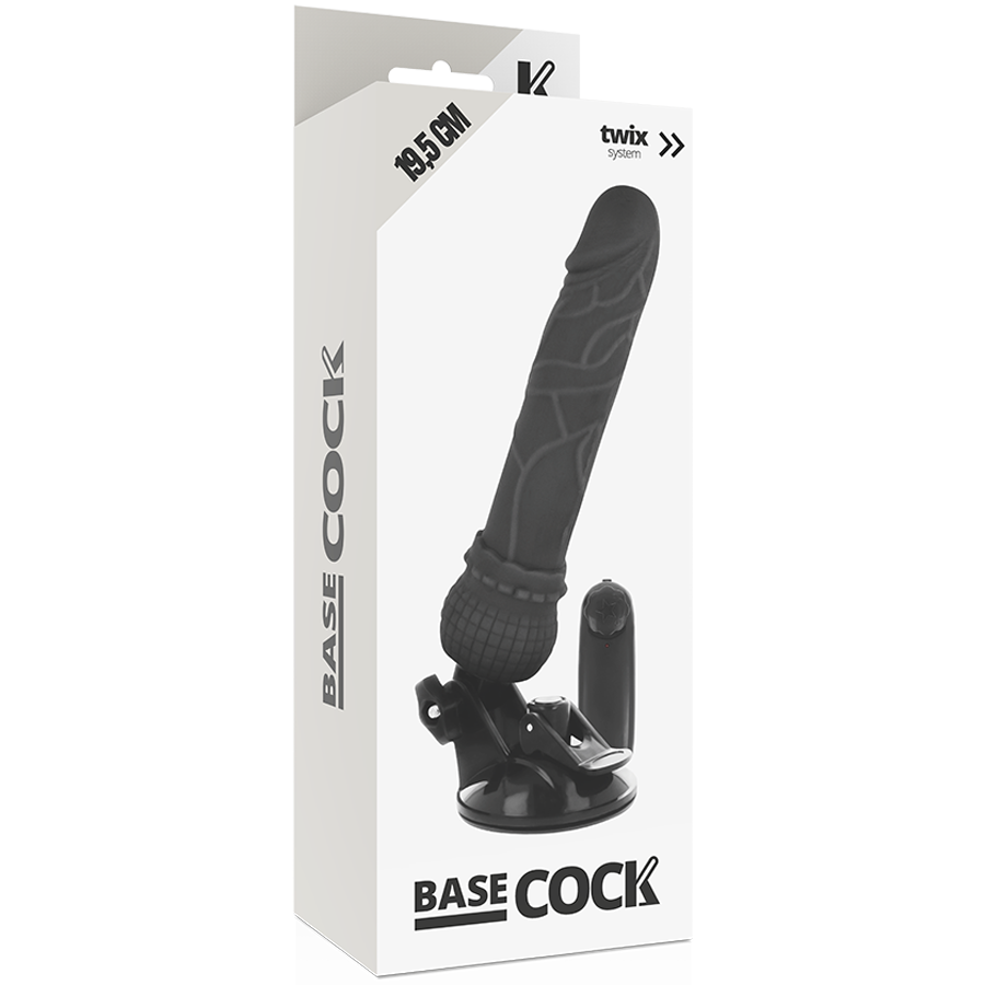 Realistischer Vibrator mit Fernbedienung natur 19,5 cm -o- 4 cm