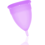 FDA Silikon Menstruationstasse lila - Größe S