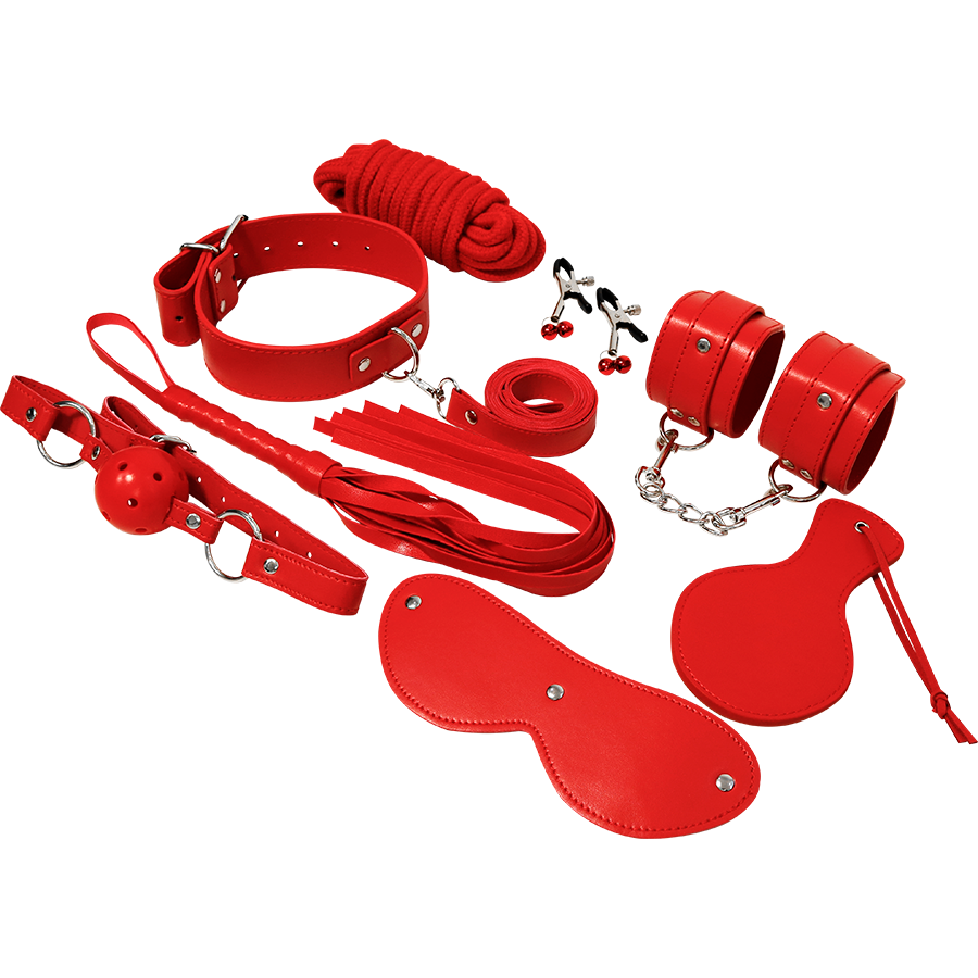 Red Series BDSM Fetisch-Set