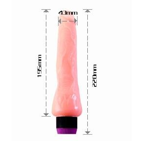 Realistischer Vibrator 19,5 cm