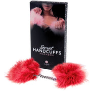 Rote Marabu-Handschellen