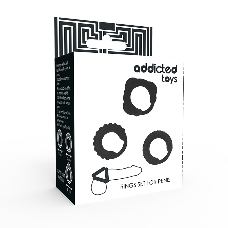 Schwarzes C-Ring-Set