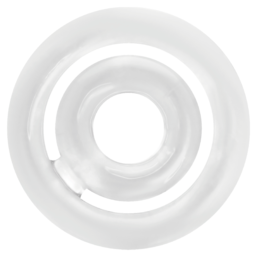 Potenz - durchsichtiger Penis-C-Ring