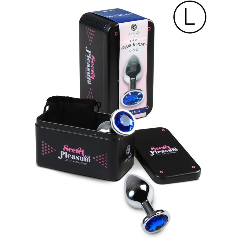 Analplug Größe L blau