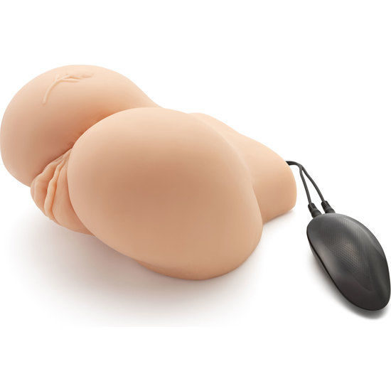Realistischer Big Ass Masturbator mit Vibrator