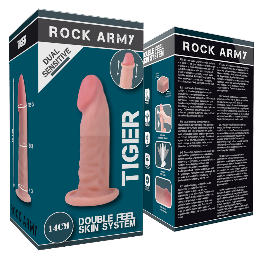 Doppeldichte Tiger 14 cm -o- 4,46 cm