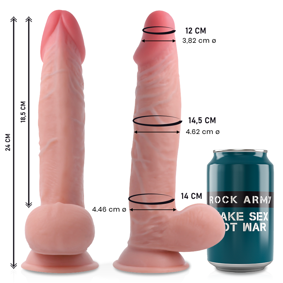 Sherman Rockarmy Doppeldichte 24 cm -o- 4,62 cm