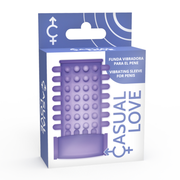 Lila Vibrator Penishülle