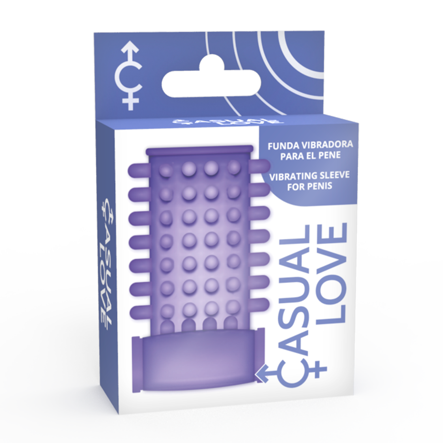 Lila Vibrator Penishülle