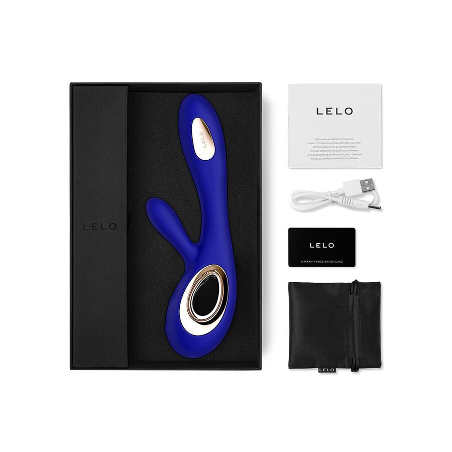 Soraya Wave Mitternachtsblauer Rabbit-Vibrator