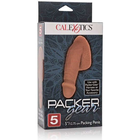 Braune Penisverpackung 14,5 cm