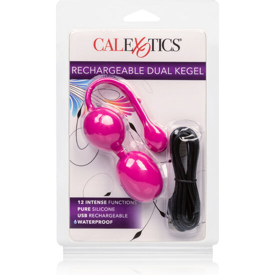 Wiederaufladbarer Doppelkegel rosa