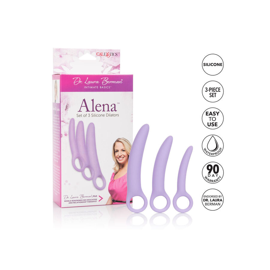 Dr. Laura Berman Alena Set mit 3 Silikondilatatoren