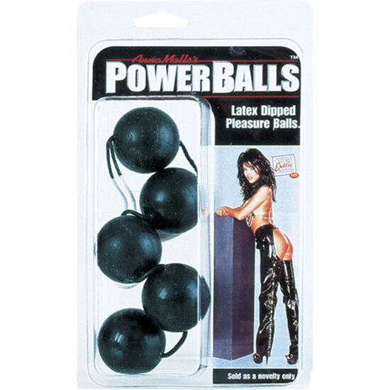 Schwarze Anal-Powerbälle