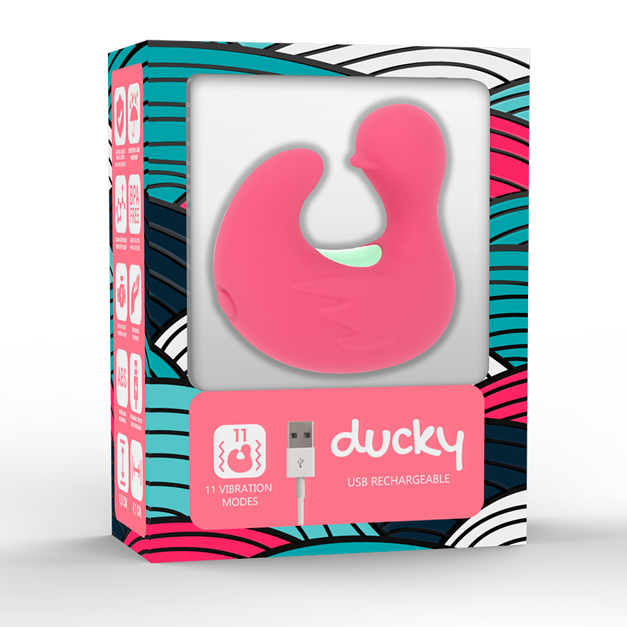 Duckymania wiederaufladbarer Fingerstimulator aus Silikon