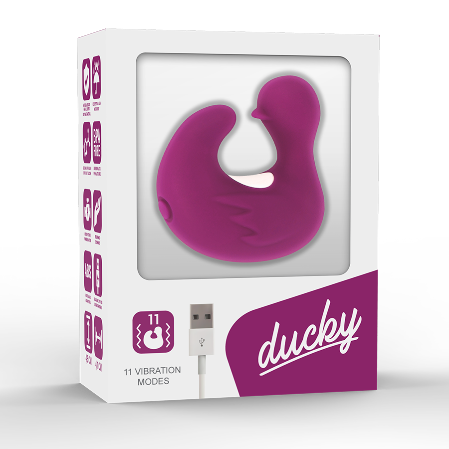 Duckymania Stimulierender, nachfüllbarer Entenwürfel aus Silikon