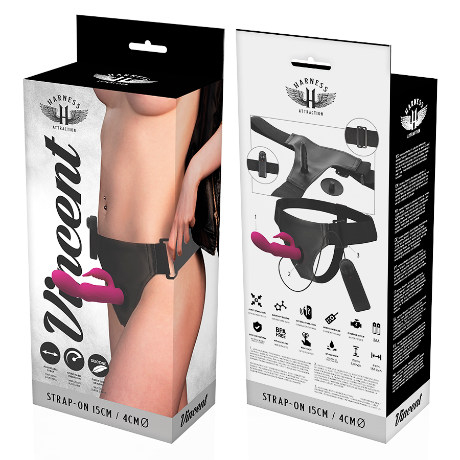 Vincent Rabbit-Vibrator 15 cm -o- 4 cm