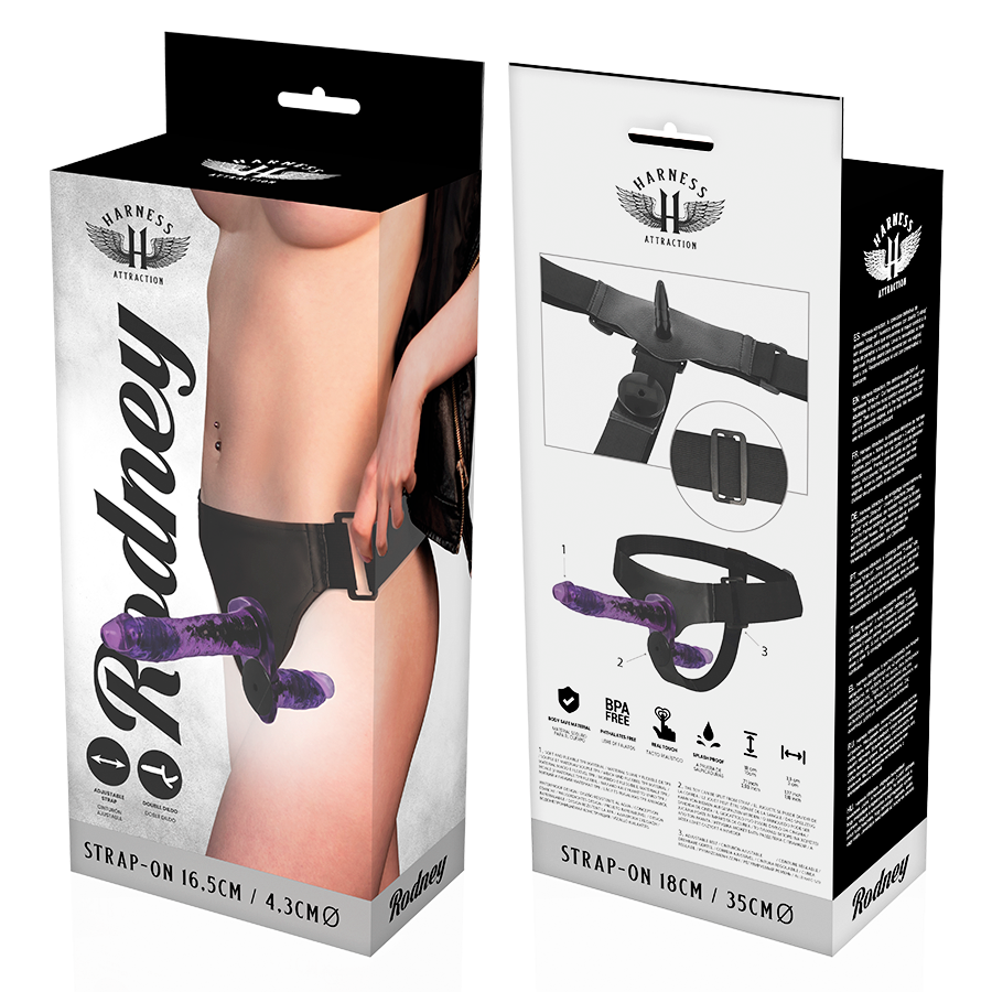 Rodney Doppelpenetrationsvibrator n 18 cm -o- 3,5 cm