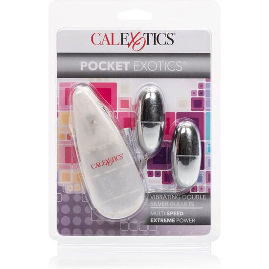 Silbernes Duo vibrierende Bullets