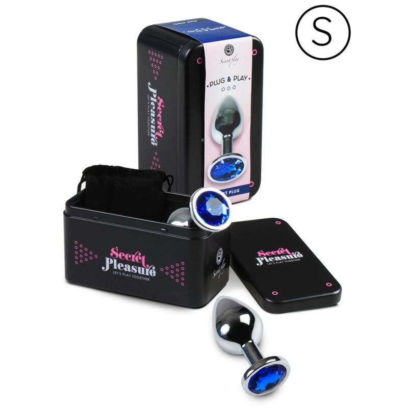 Blauer Analplug s