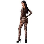 Damen bs077 Bodystocking Einheitsgröße schwarz