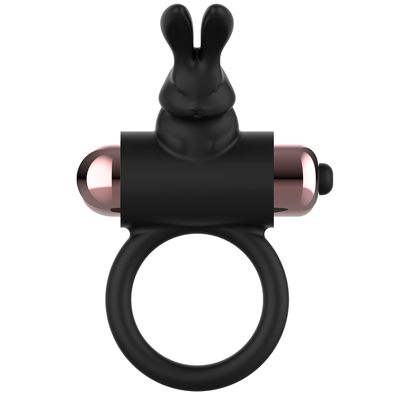 Cockring mit schwarz/goldenem Vibrator