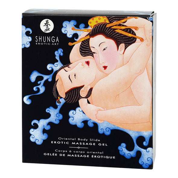 Orientalisches Body-to-Body-Erotikmassagegel mit exotischen Früchten 