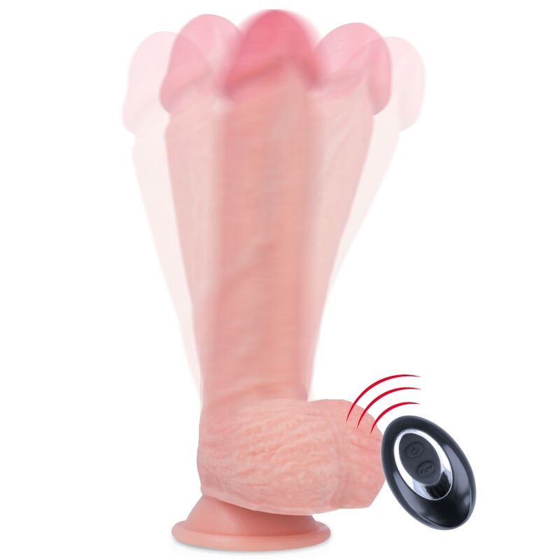 Apache Premium Fernbedienungsvibrator aus Flüssigsilikon 20,5 cm -o- 4,62 cm