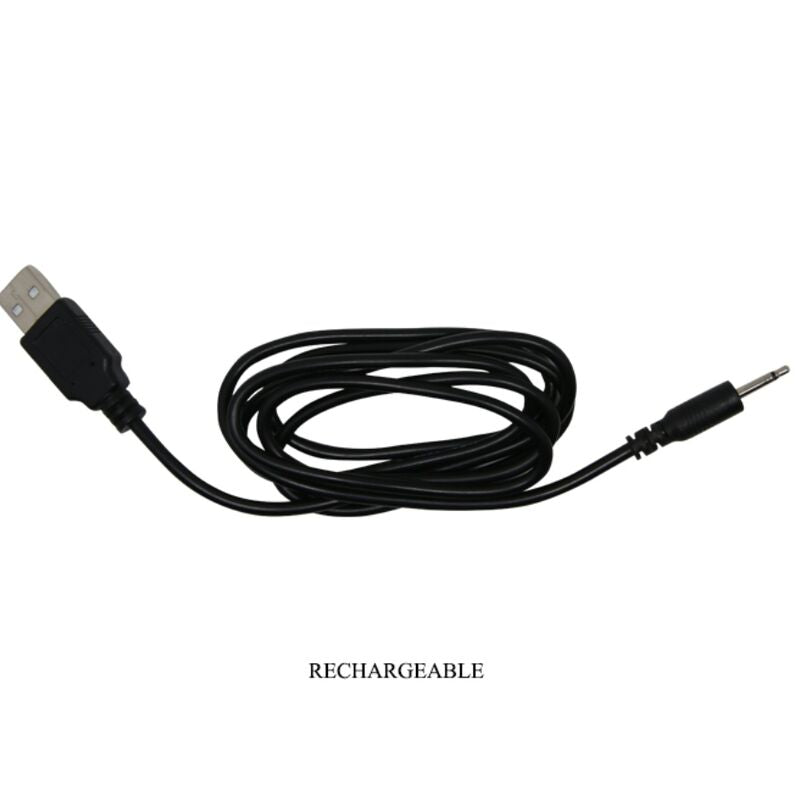 Wiederaufladbarer schwarzer vibrierender Analplug
