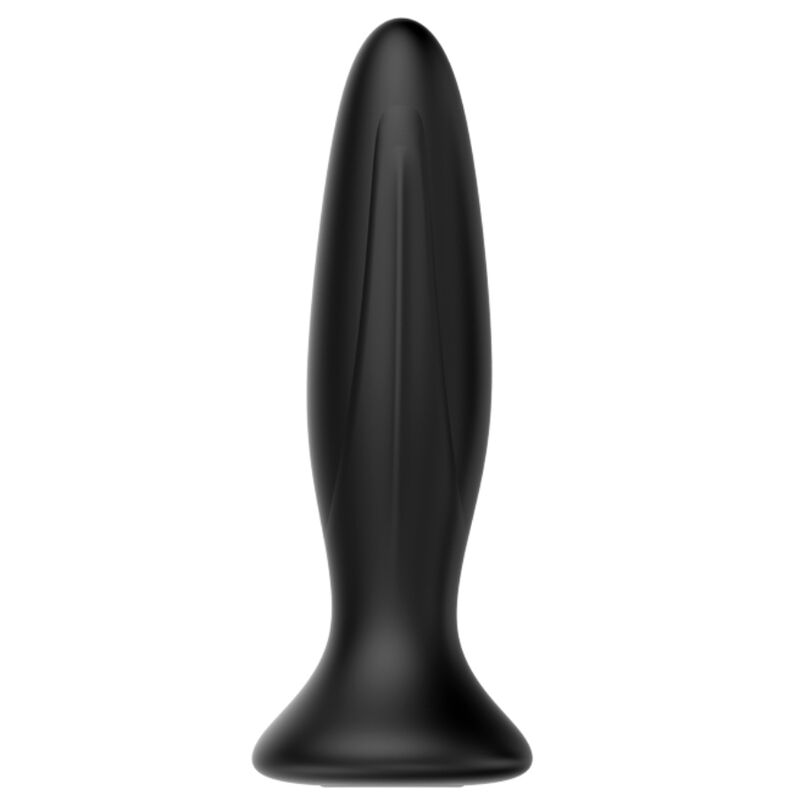 Wiederaufladbarer schwarzer vibrierender Analplug