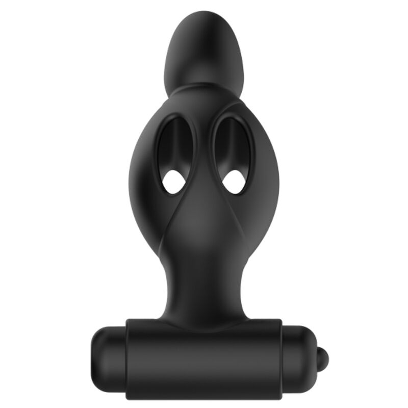 Silikon-Analplug mit Vibration