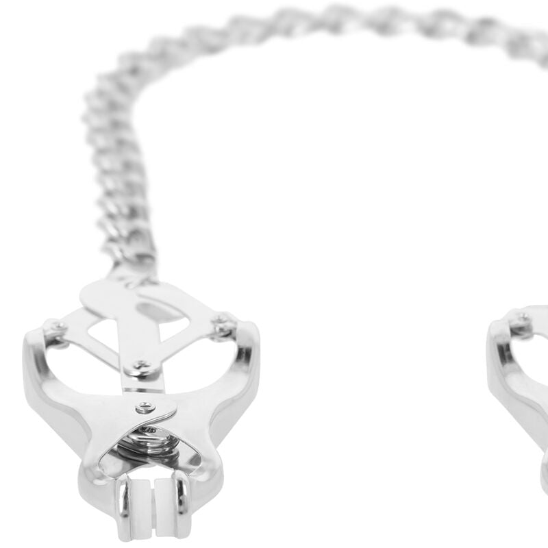 Metallclip mit Kette