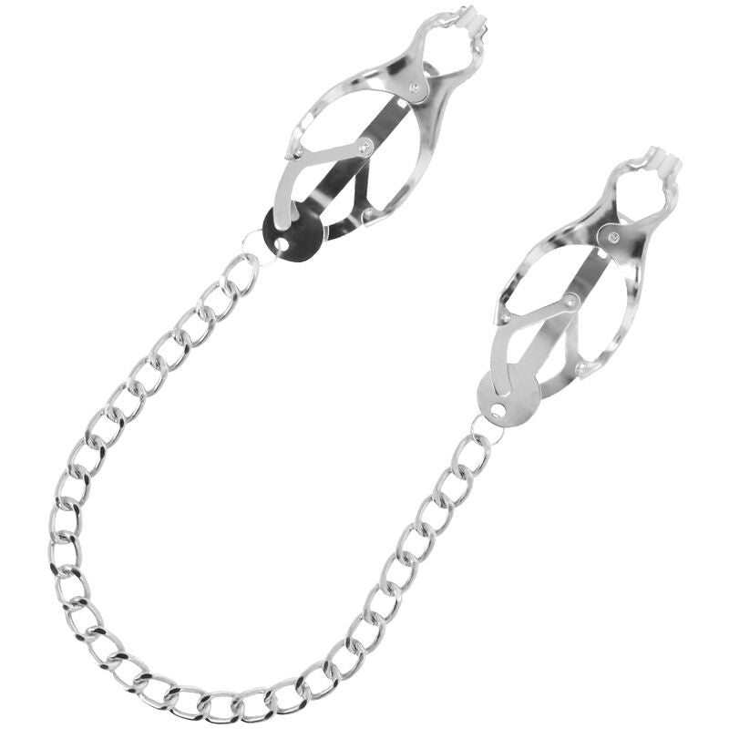 Metallclip mit Kette