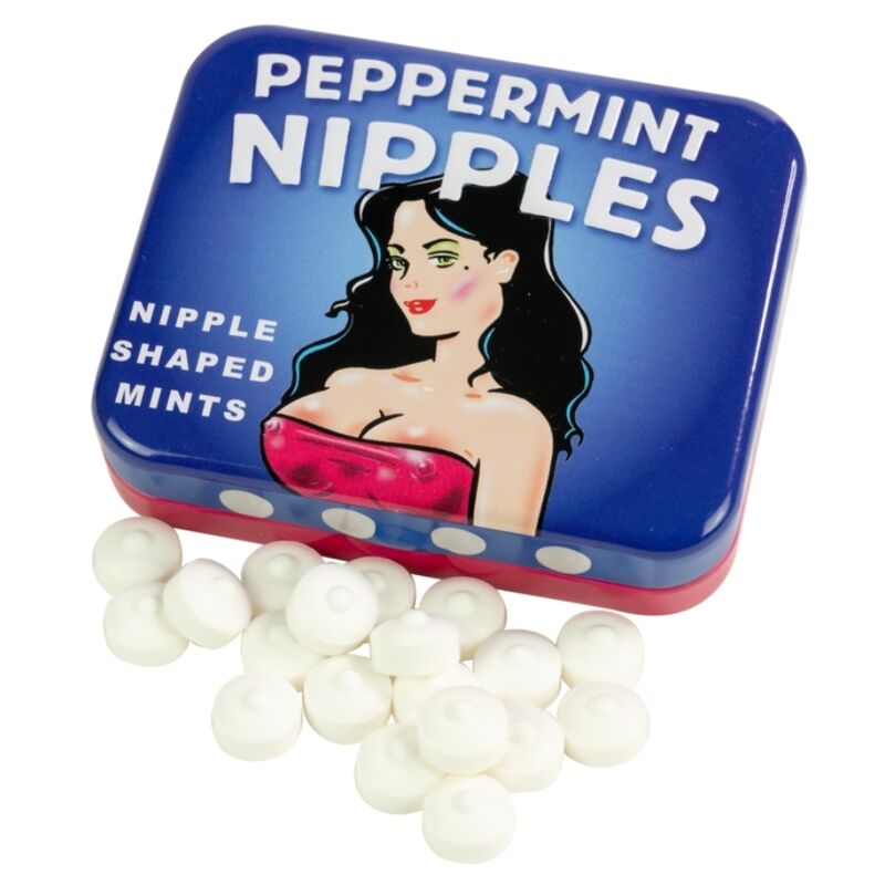 Zuckerfreier Sauger in Form eines Minzbonbons