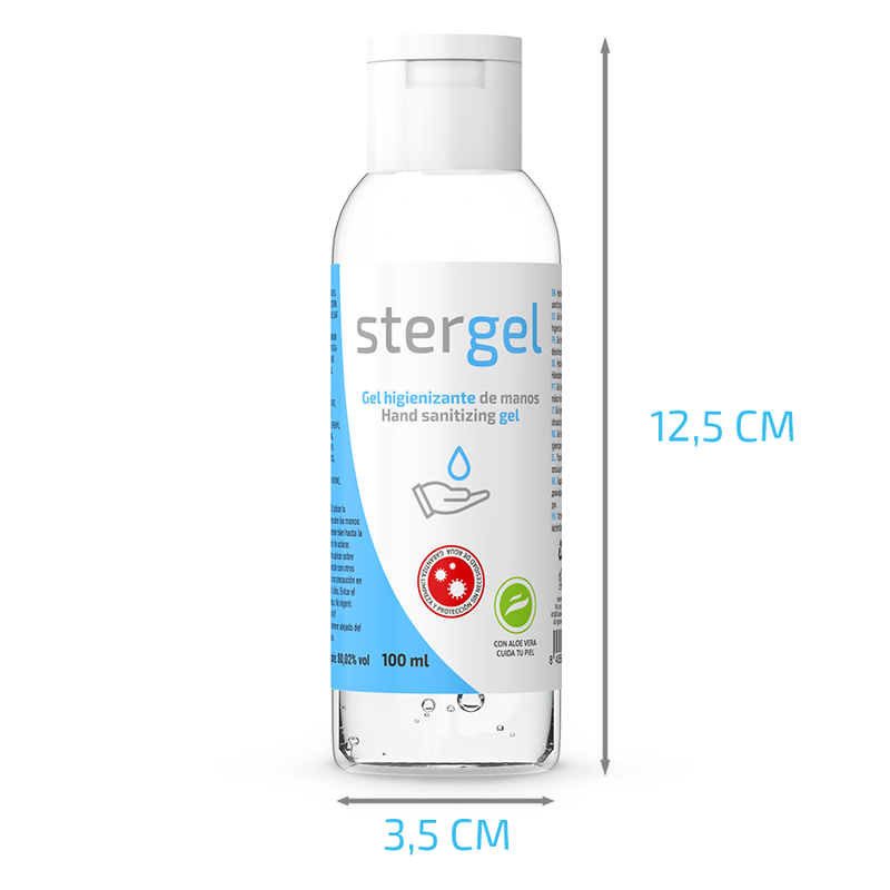 Hydroalkoholisches Handdesinfektionsgel Aloe Vera 100ml 