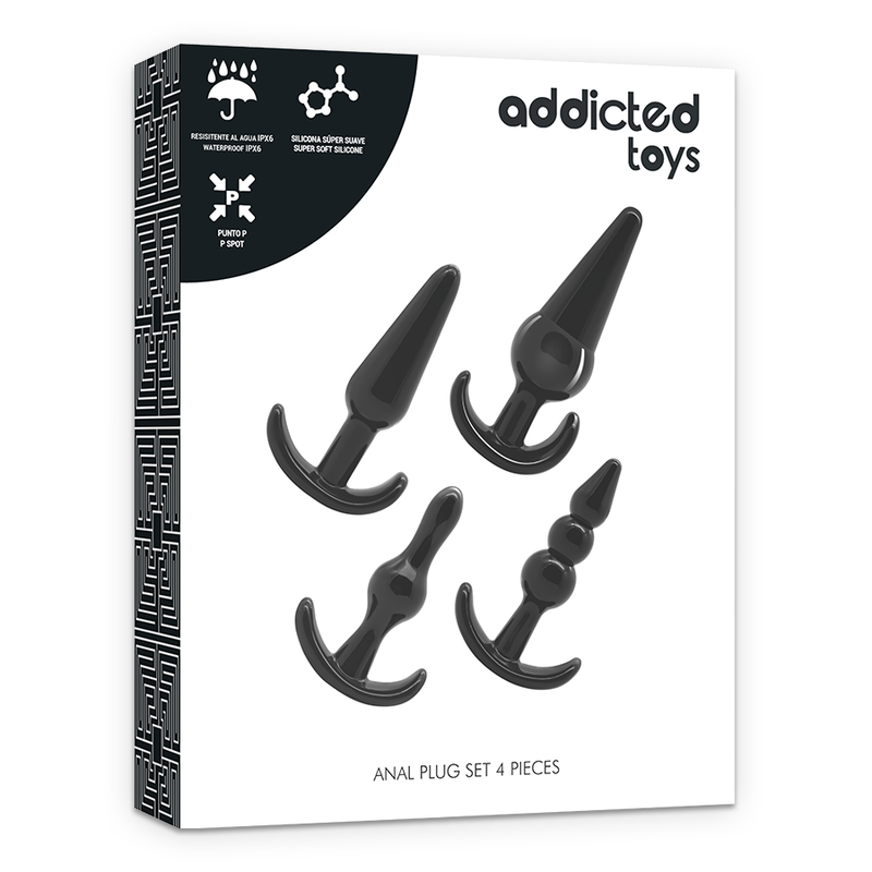 4er Set Analplugs