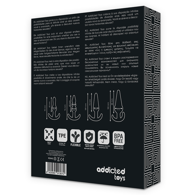4er Set Analplugs