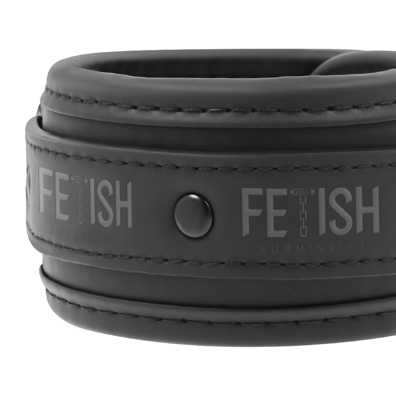 Fußfesseln aus veganem Leder mit Noprene-Futter