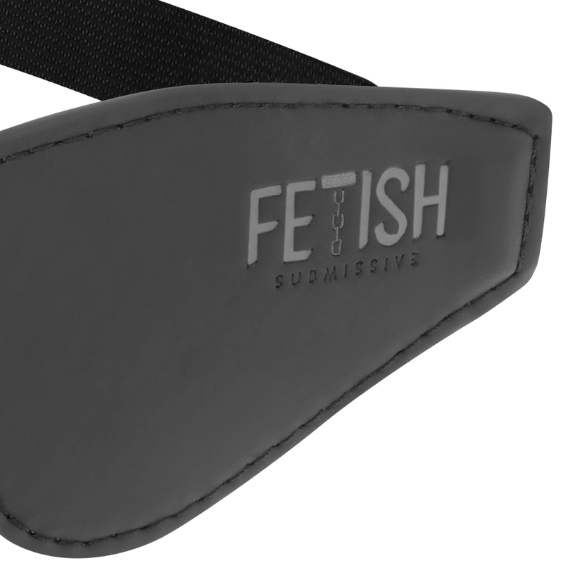 Maske aus veganem Leder mit Noprene-Futter