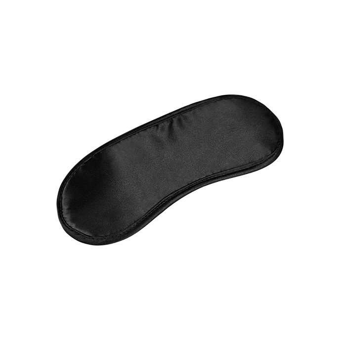 Schwarz gepolsterte Augen