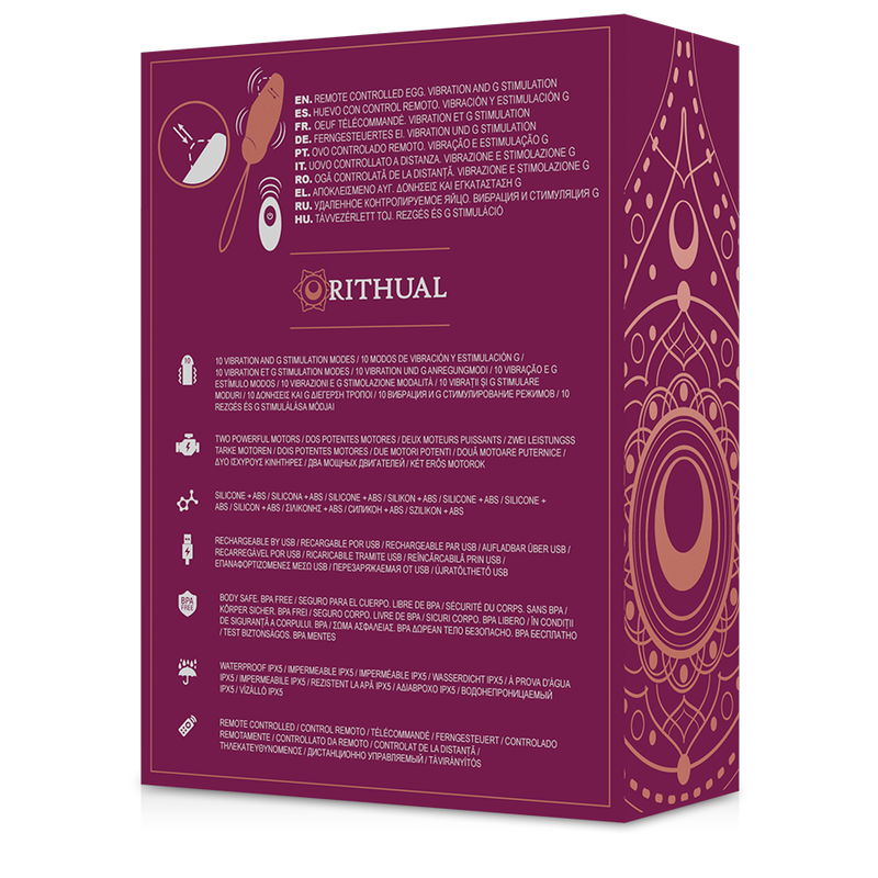 Priya-Ei mit Fernbedienung, G-Punkt + Vibration