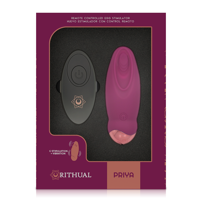 Priya-Ei mit Fernbedienung, G-Punkt + Vibration