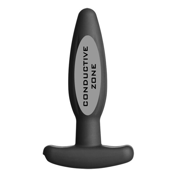 Schwarzer Silikon-Rocker-Analplug klein