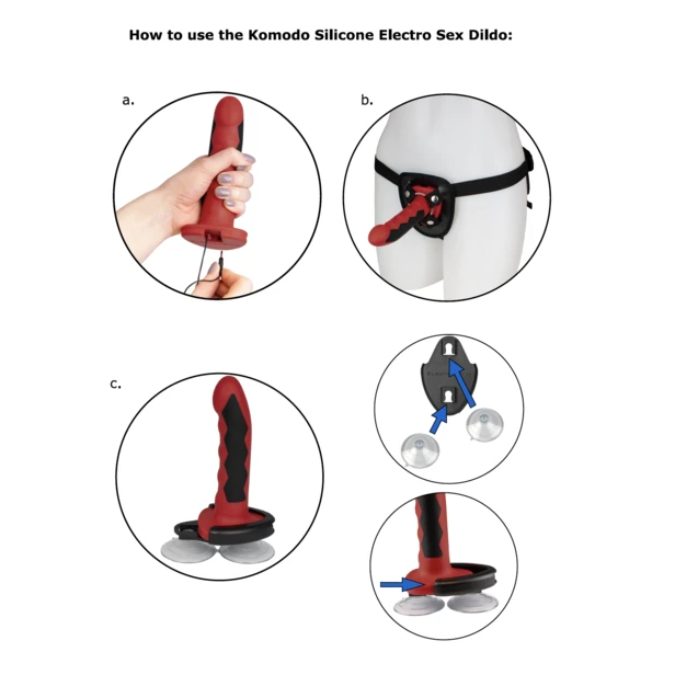 Komodo Silikon Fusion Dildo