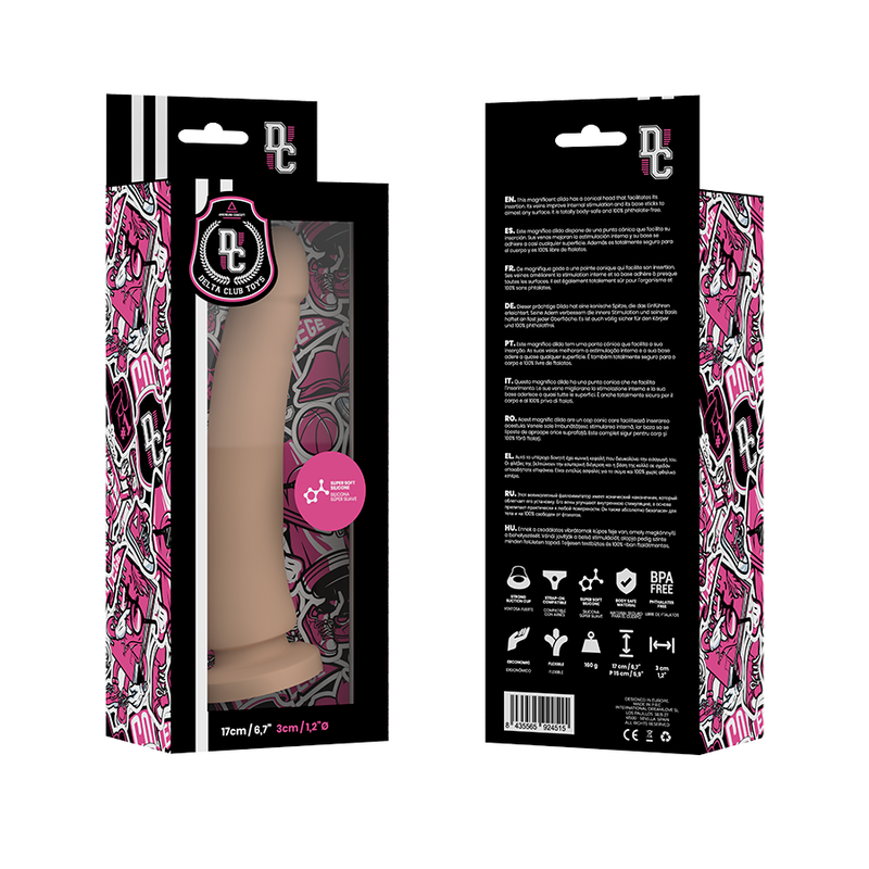 Dildospielzeug aus natürlichem medizinischem Silikon 17 cm -o- 3 cm