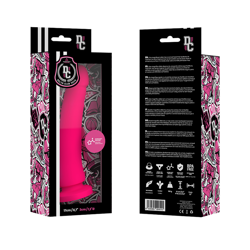 Toys medizinischer Silikondildo rosa 17 cm -o- 3 cm