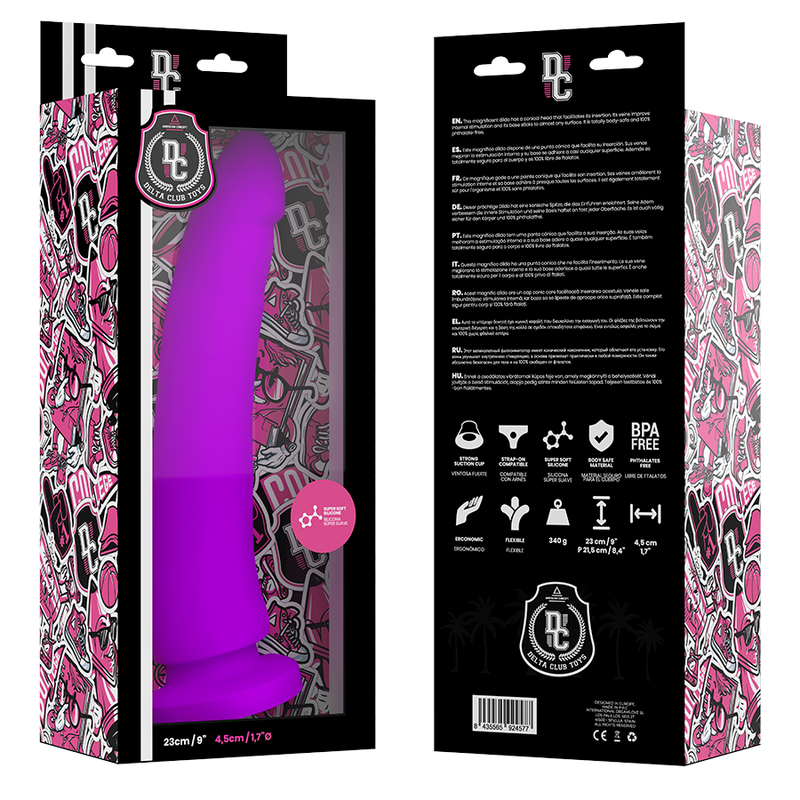 Toys medizinischer lila Silikondildo 23 cm -o- 4,5 cm