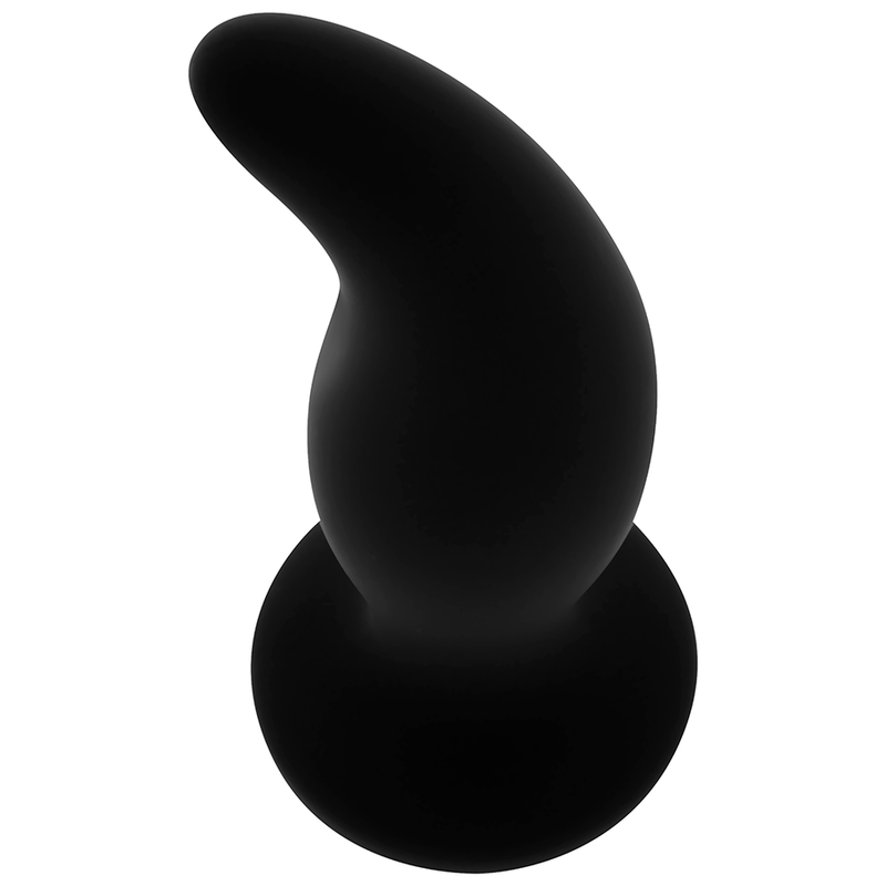 Gebogener Silikon-Analplug P-Punkt 12 cm