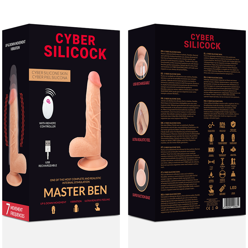 Realistische Fernbedienung Master Ben 23,88 cm -o- 4,3 cm