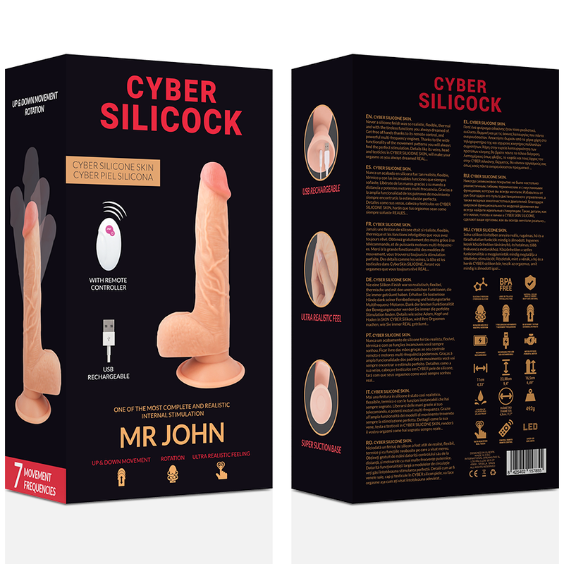 Realistische Fernbedienung Mr. John 23,88 cm -o- 4,3 cm